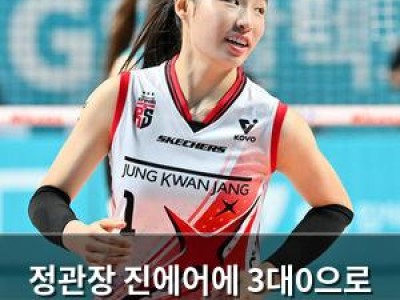 정관장 진에어에 3대0으로 완패 인쿠시 부상에도 역부족 썸네일