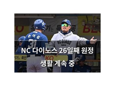 NC 다이노스 26일째 원정 생활 계속 중 썸네일