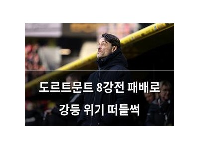 도르트문트 8강전 패배로 강등 위기 떠들썩 썸네일